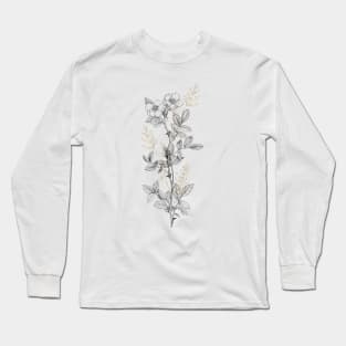 Wild Rose Flower Long Sleeve T-Shirt